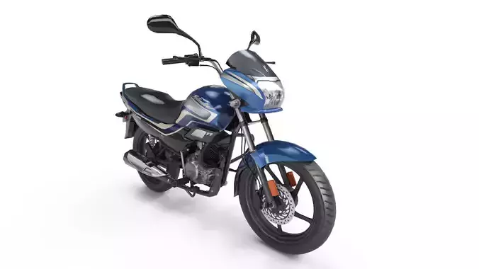 Hero Super Splendor Low-poly 3D model
