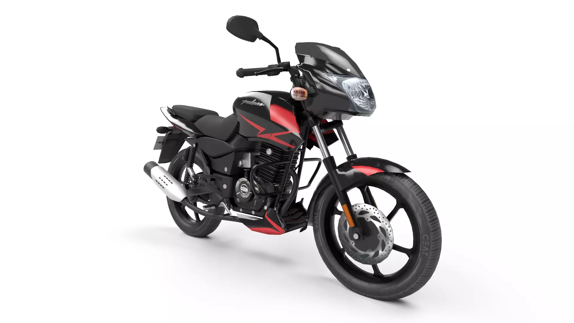 Bajaj Pulsar 150 Low-poly 3D model_0