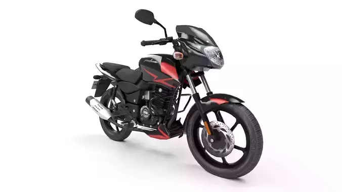 Bajaj Pulsar 150 Low-poly 3D model