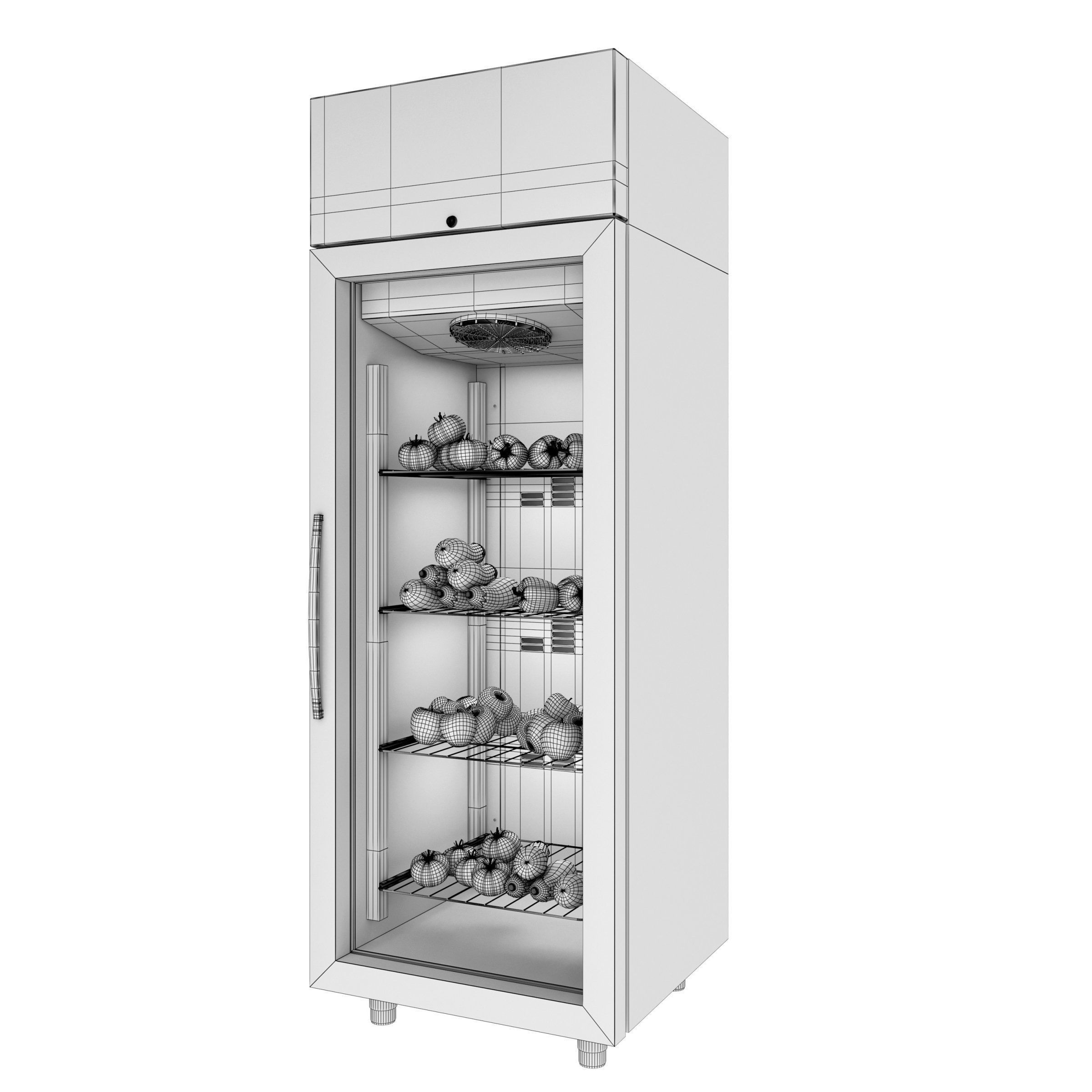 Refrigerator Armadio Master 3D model_4