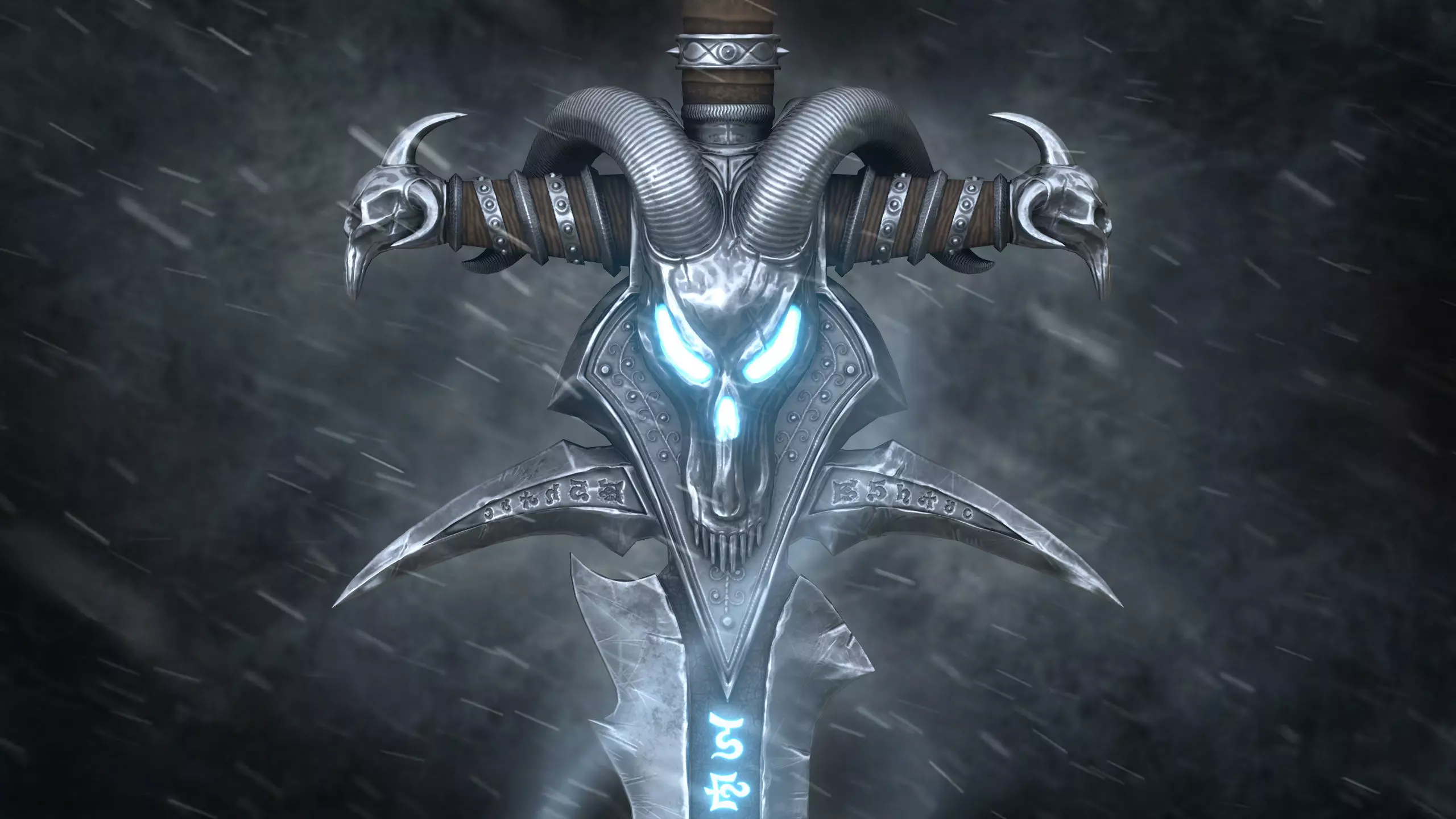 Frostmourne sword of gods hd wallpaper Low-poly 3D model_0