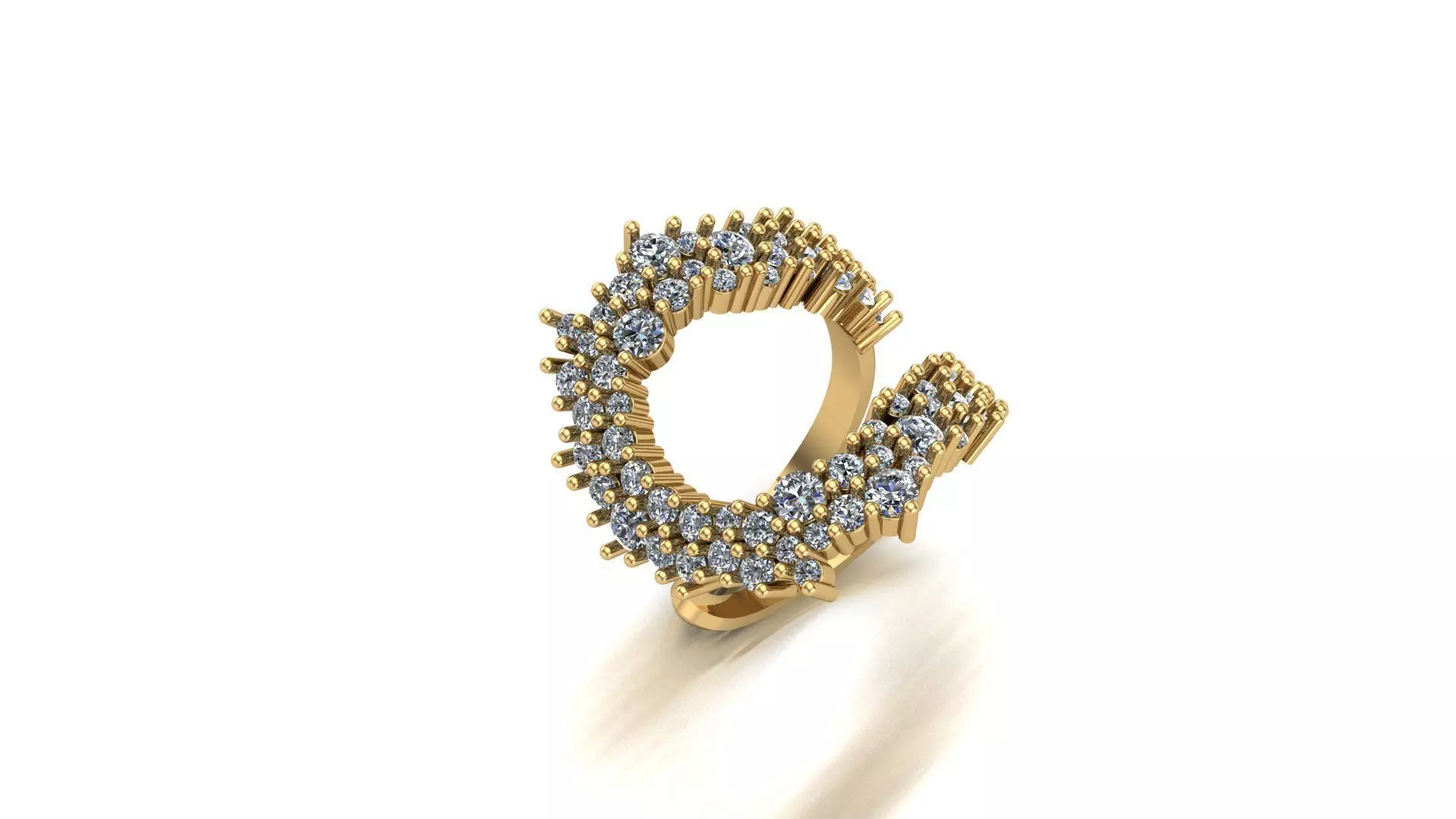 Anel chique feminino  3D print model_0