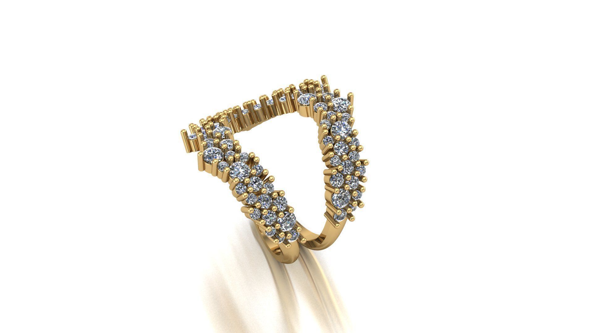 Anel chique feminino  3D print model_1