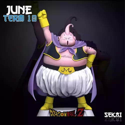 Majin Boo Sculpture Sekai 3D Models Ready for 3D printing