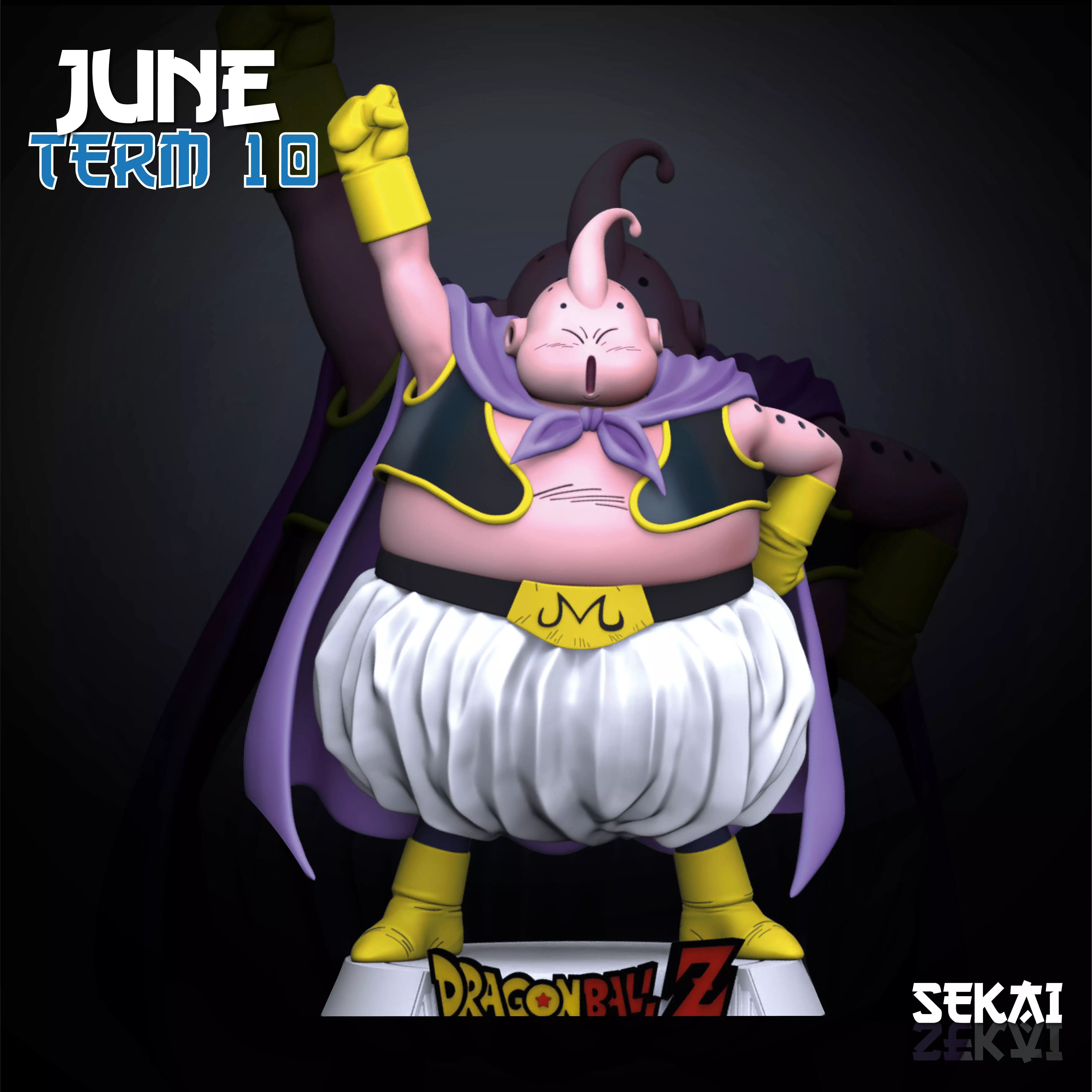 Majin Boo Sculpture Sekai 3D Models Ready for 3D printing 3D print model