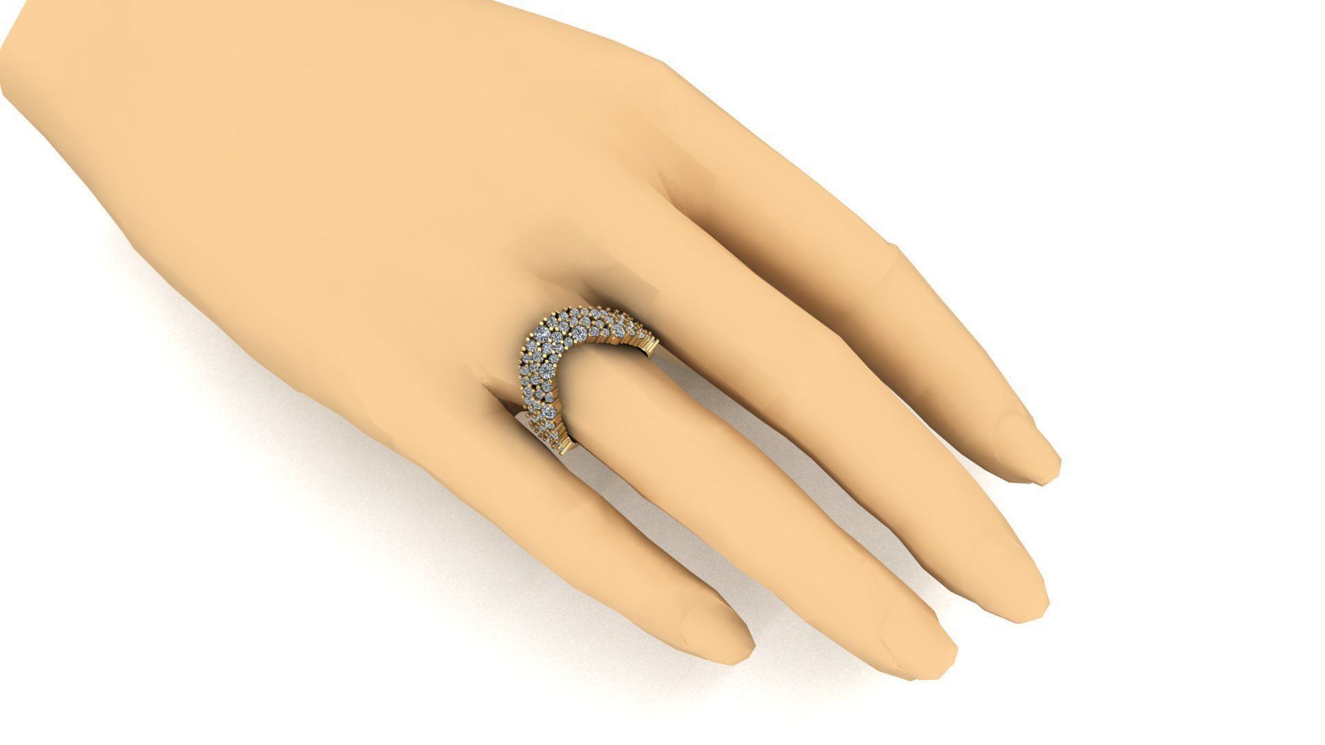 Anel curvatura  3D print model_2