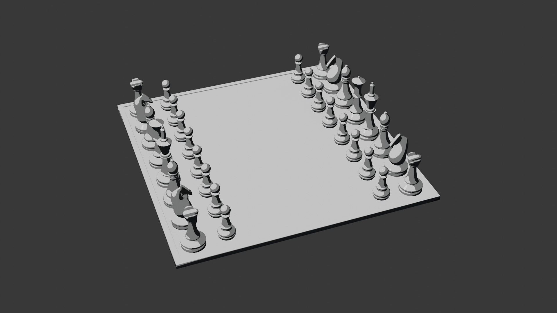 Chess pieces 3D model_1