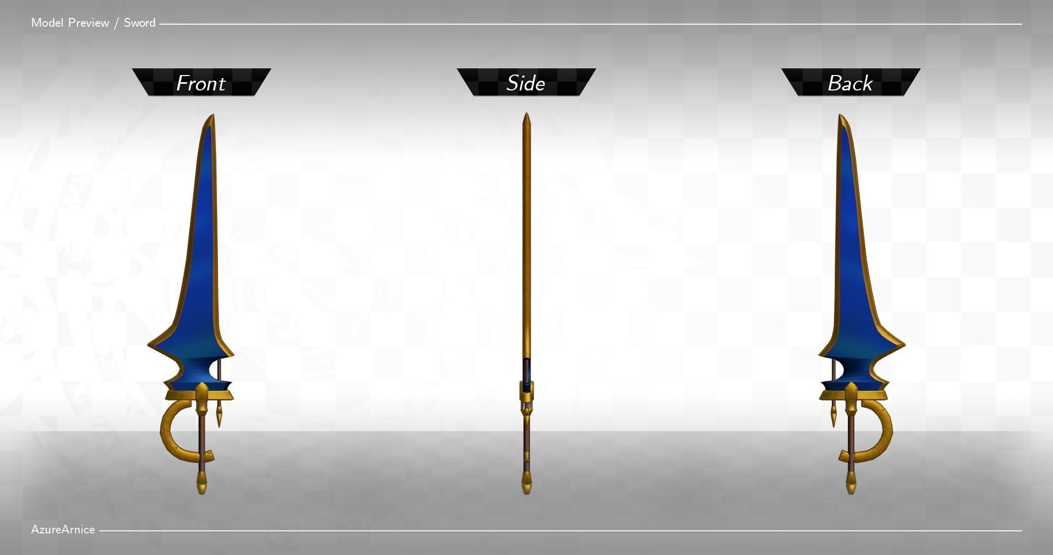 Highschool DxD - Xenovia Quarta MMD Model DELUXE Low-poly 3D model_10