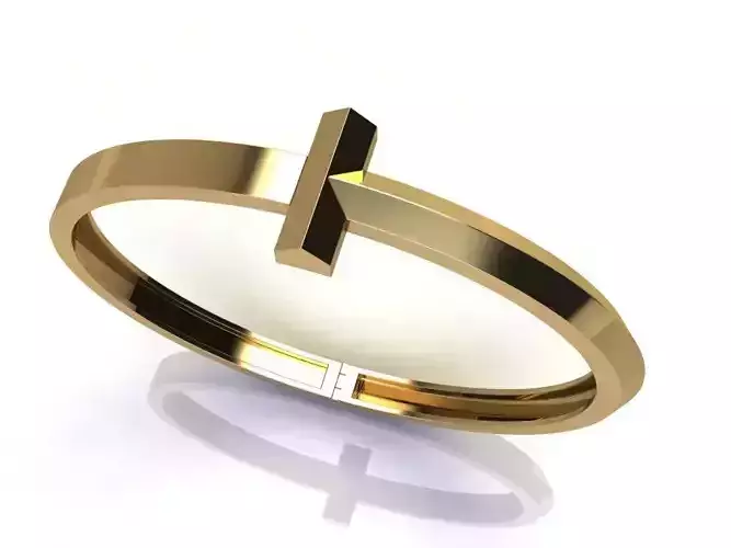 bracelet gold ring with cross