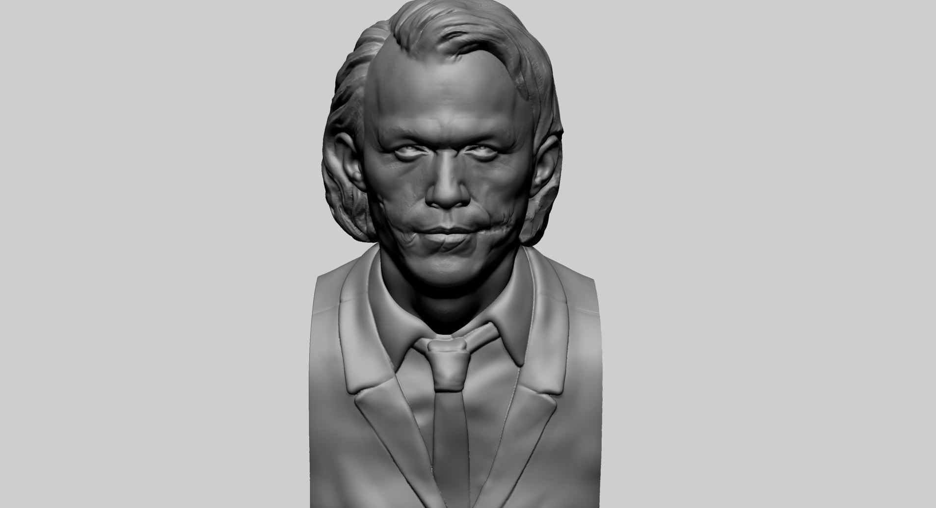 The Joker Bust A 3D model_3
