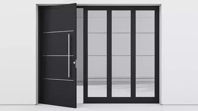 Aluminium door 134
