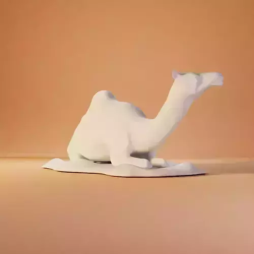 Camel figurine 3D print model