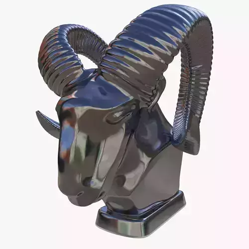 Dodge Ram hood ornament