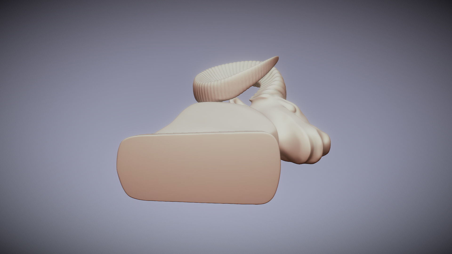 Dodge Ram hood ornament 3D model_15