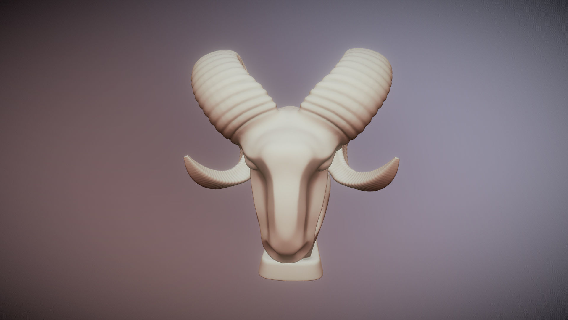 Dodge Ram hood ornament 3D model_16