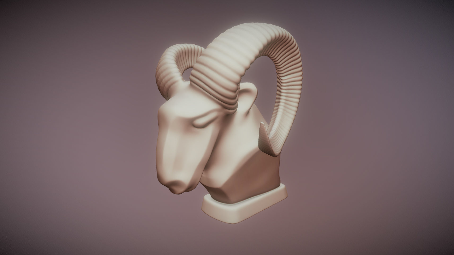 Dodge Ram hood ornament 3D model_18