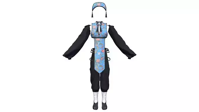 Female Shaolin Concept Outfit