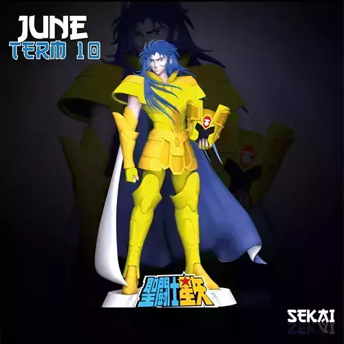 Saga of Geminis Sculpture Sekai 3D Models Ready for 3D printing