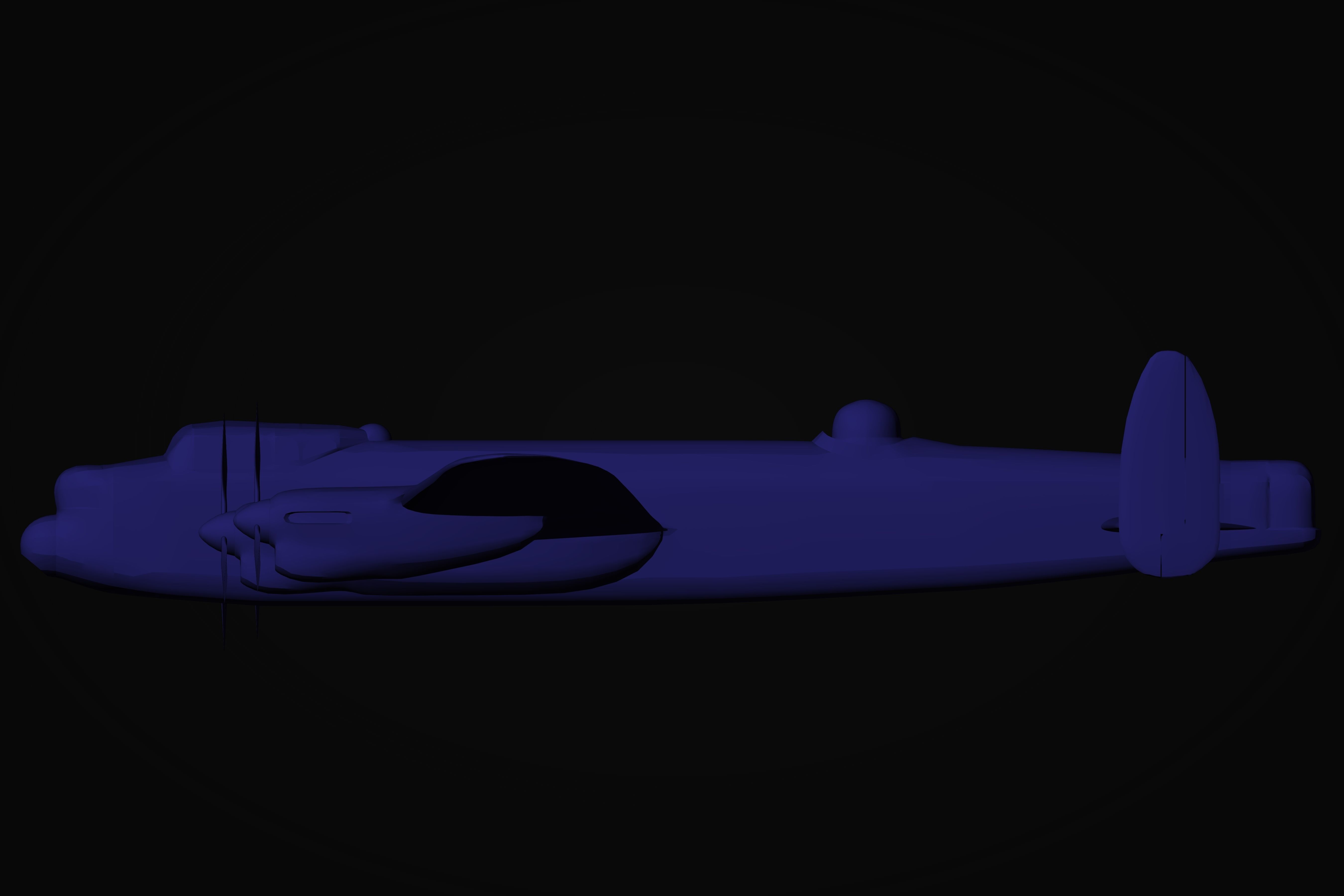 Avro Lancaster 3D print 3D print model_4