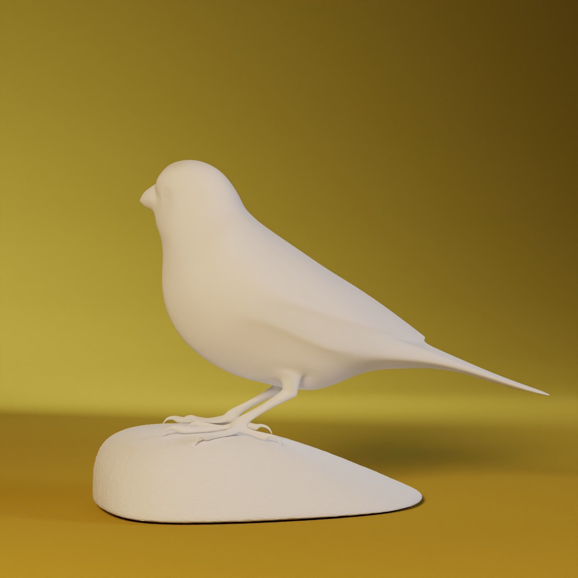 Canary bird 3D print model_5