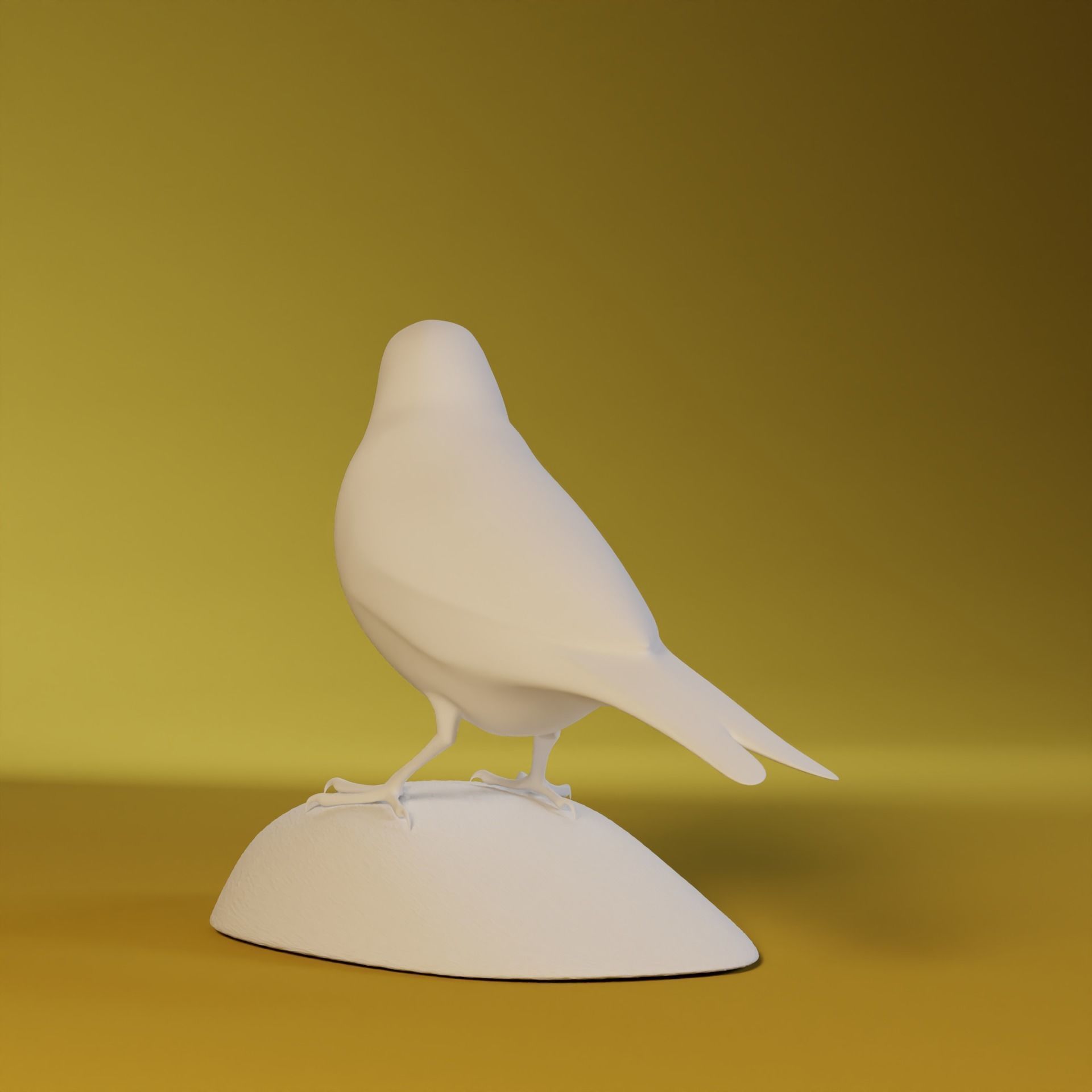 Canary bird 3D print model_6