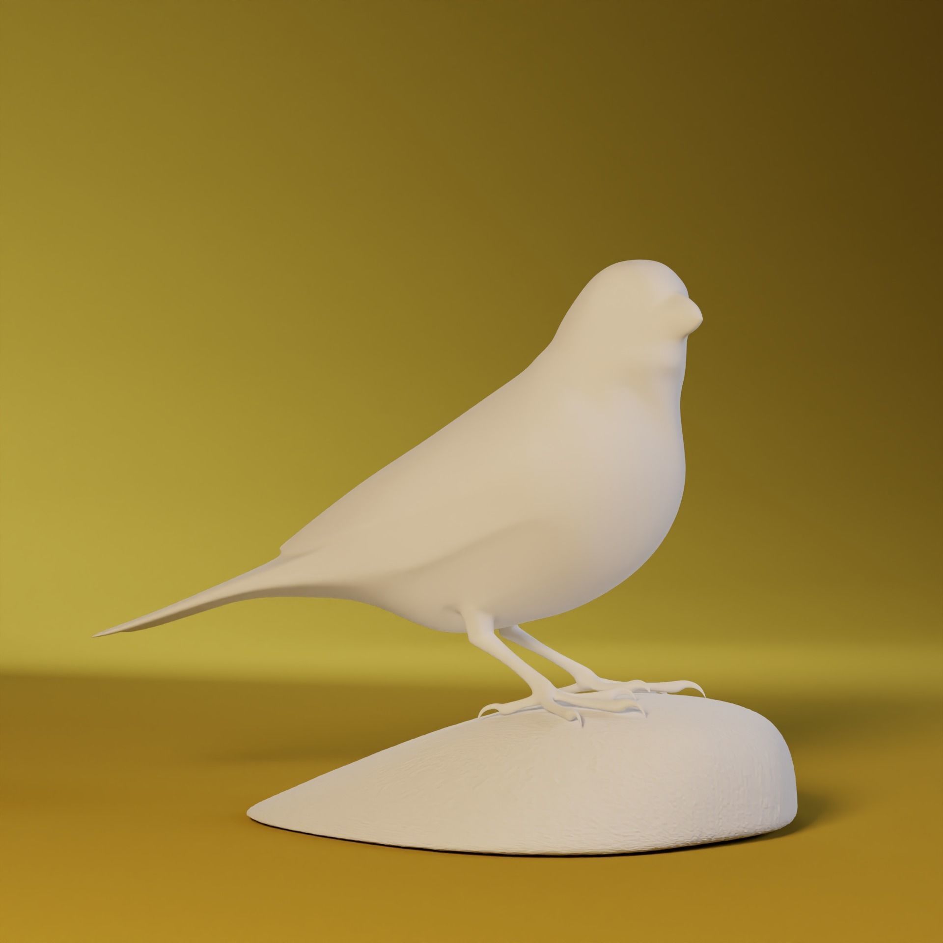 Canary bird 3D print model_2