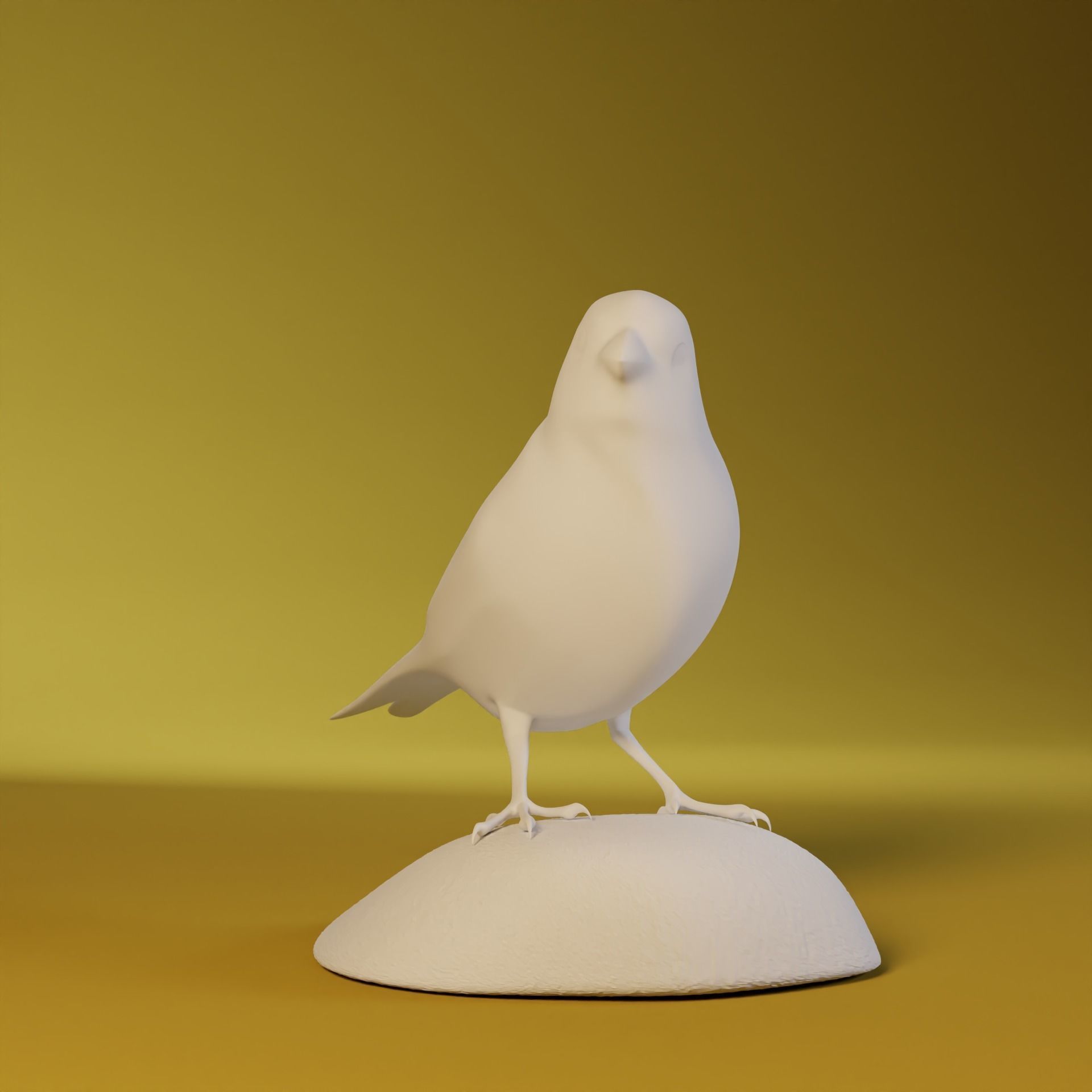 Canary bird 3D print model_3