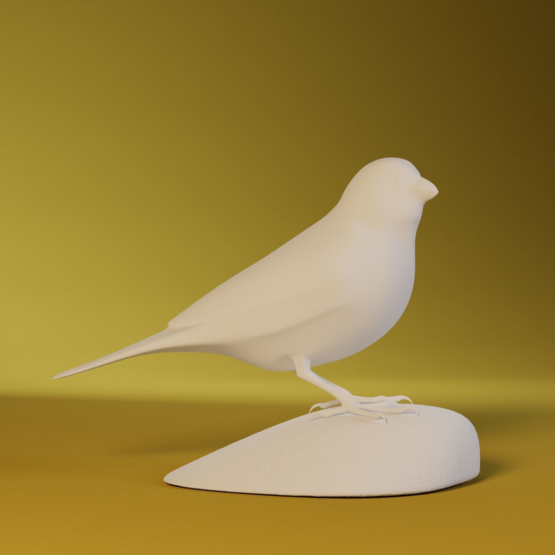 Canary bird 3D print model_8