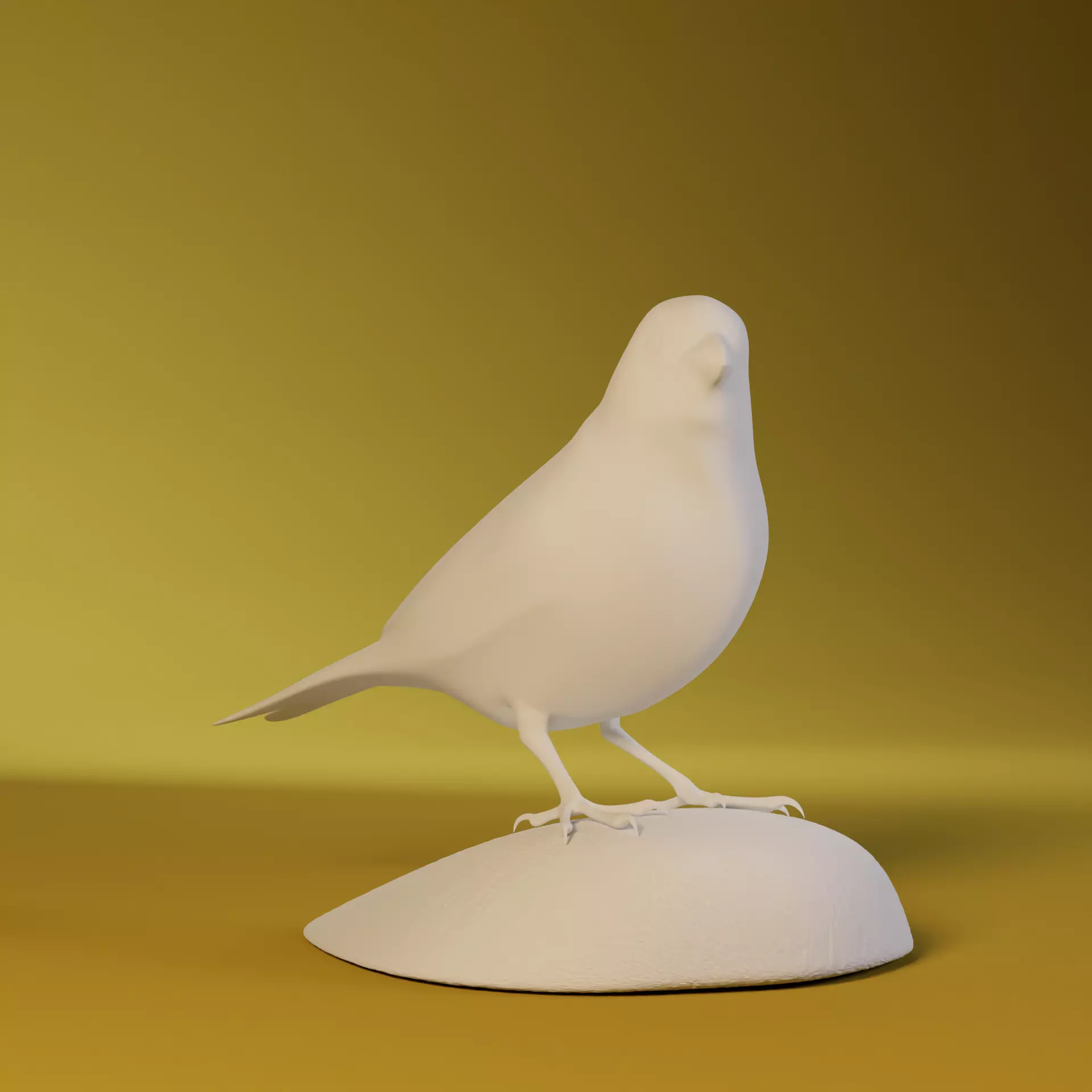 Canary bird 3D print model_0