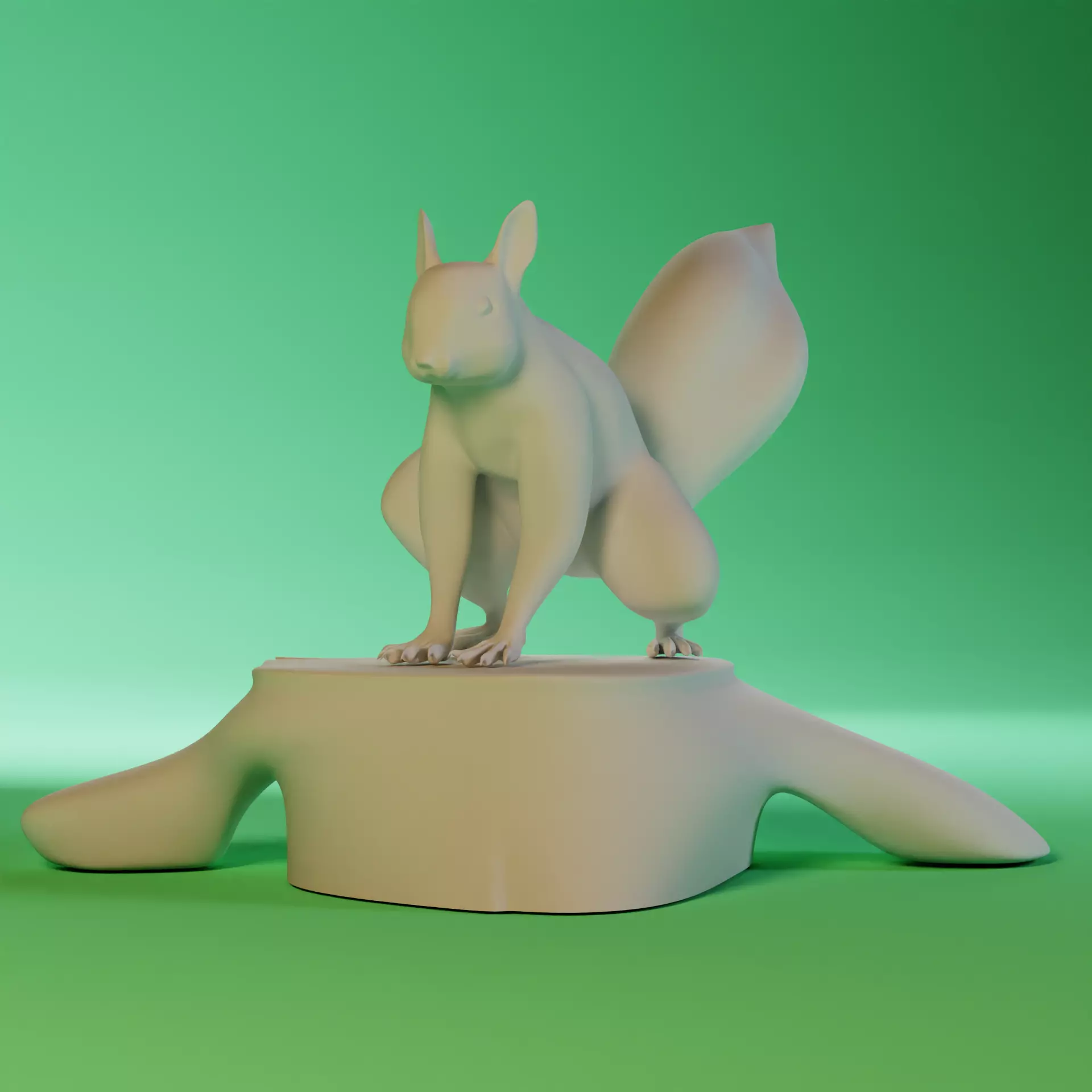 squirrel 3D print model_0