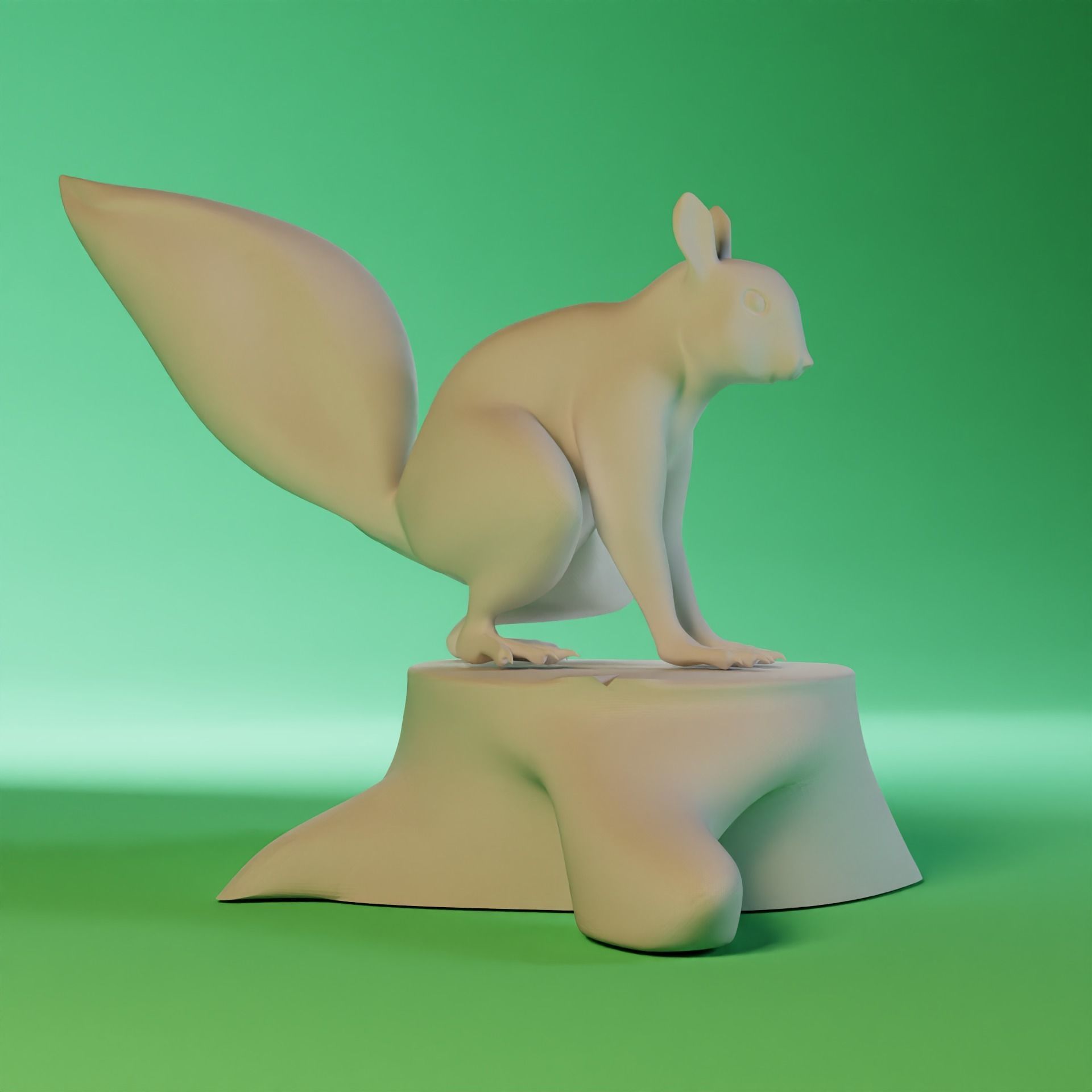 squirrel 3D print model_4