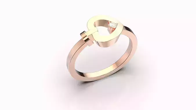 Diamond Heart ring 