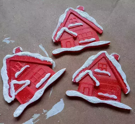 Little house 2D decor