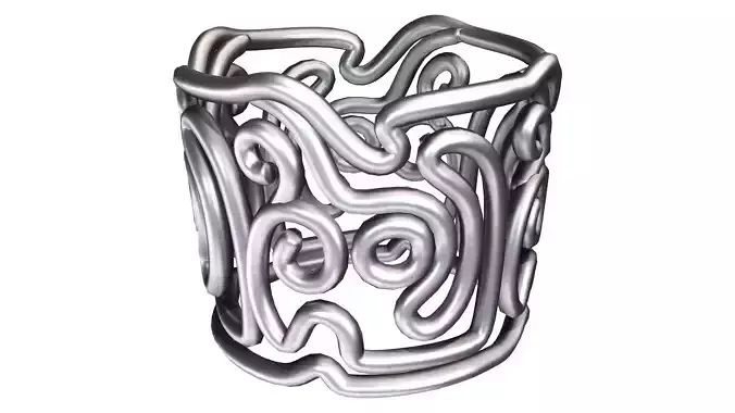 Ornamental Metal Bracelet