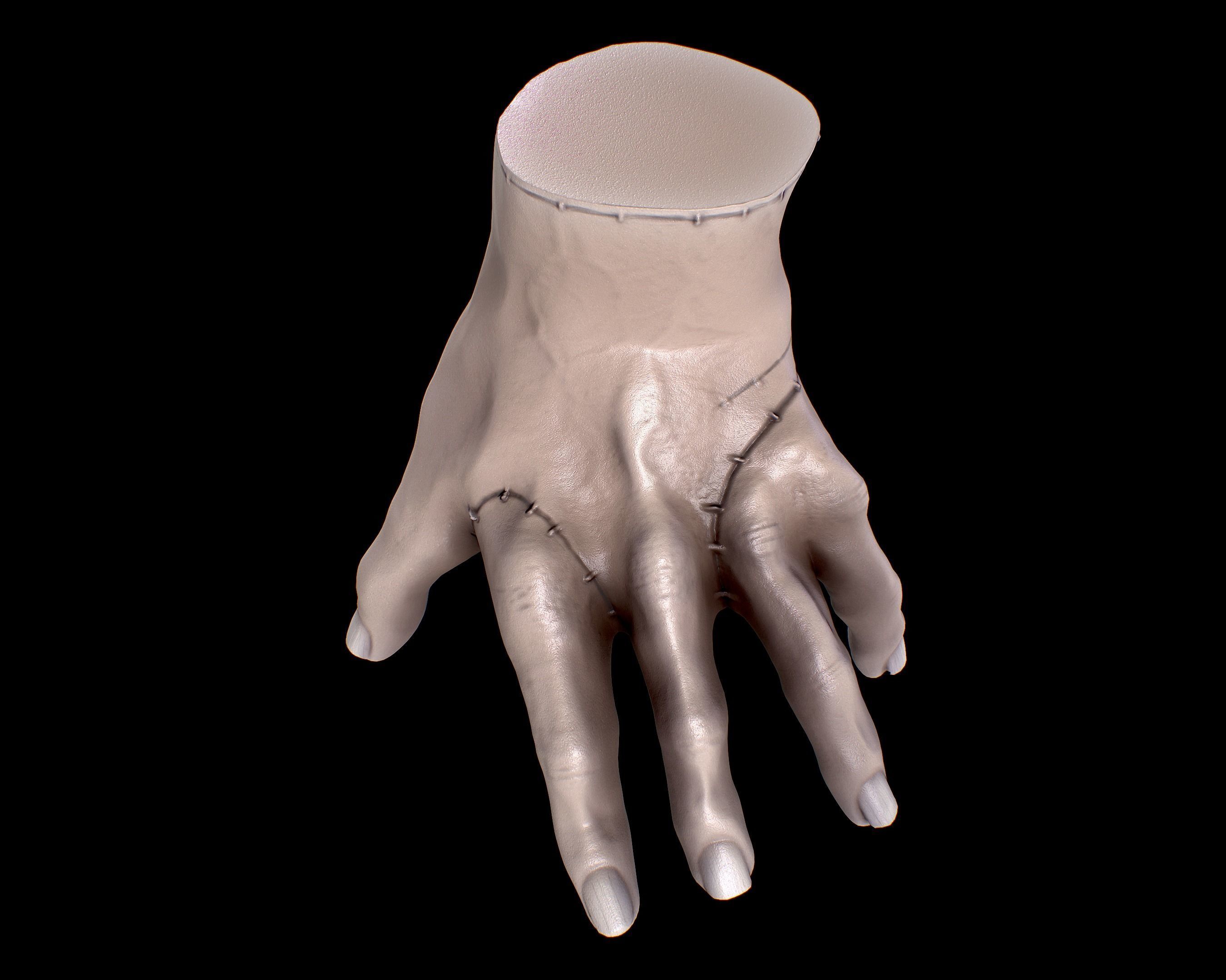 Wednesday Thing Hand Free Free low-poly 3D model_8