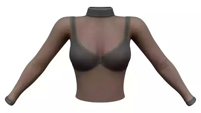 See Through Body Effect Top
