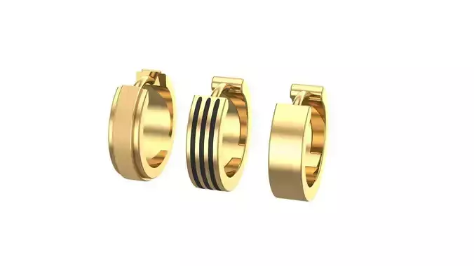 Conjunto de argolas pequenas