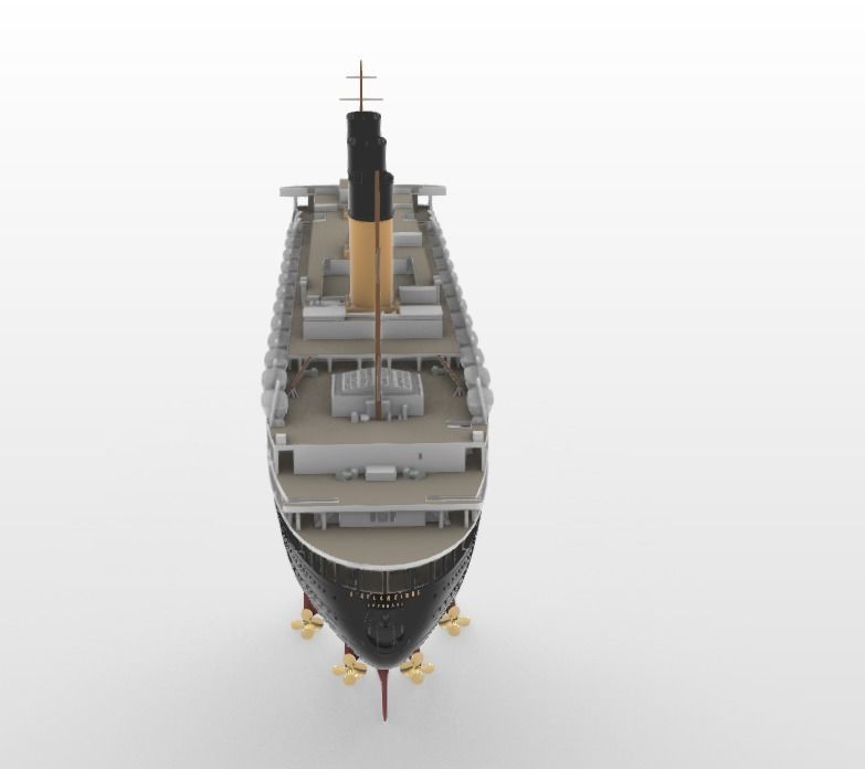 Print ready SS L ATLANTIQUE ocean liner 3D print model_4