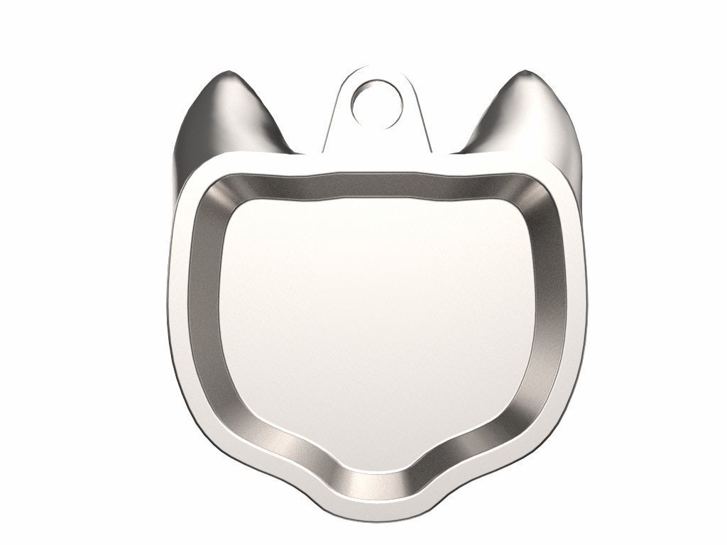 Cat Head Pendant 3D print model_4