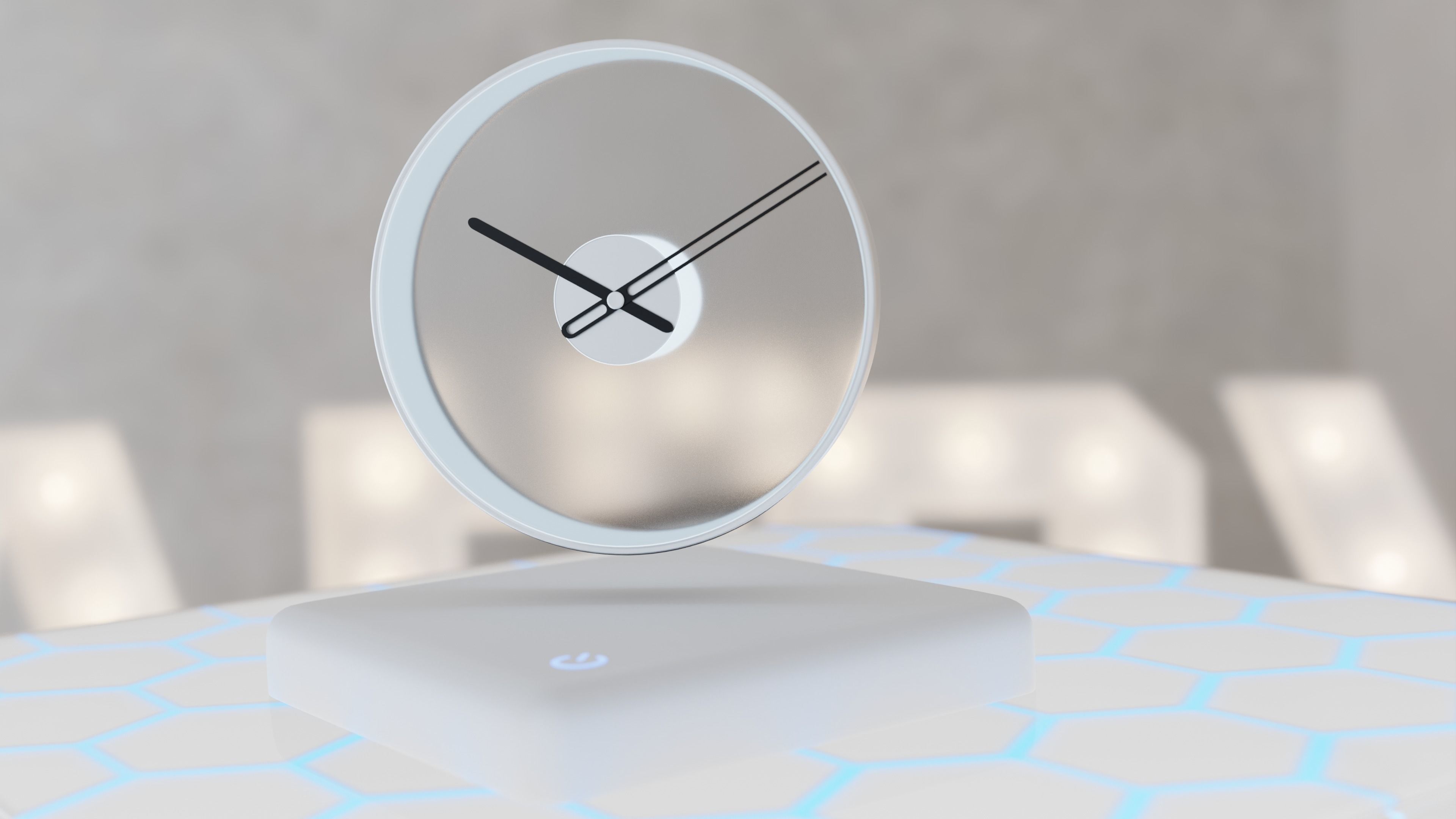 Holo Clock Free 3D model_1