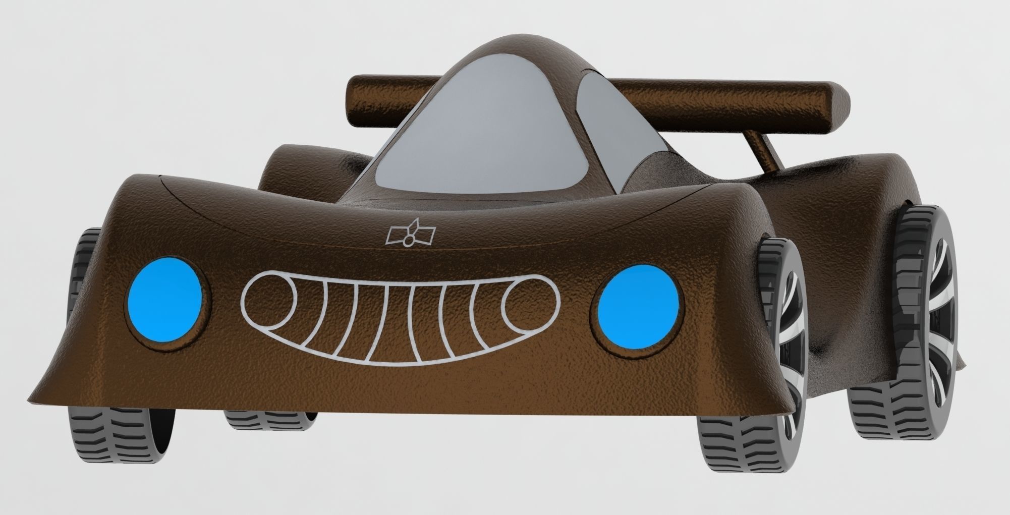 Plastic car for children Layza 3D print model_9