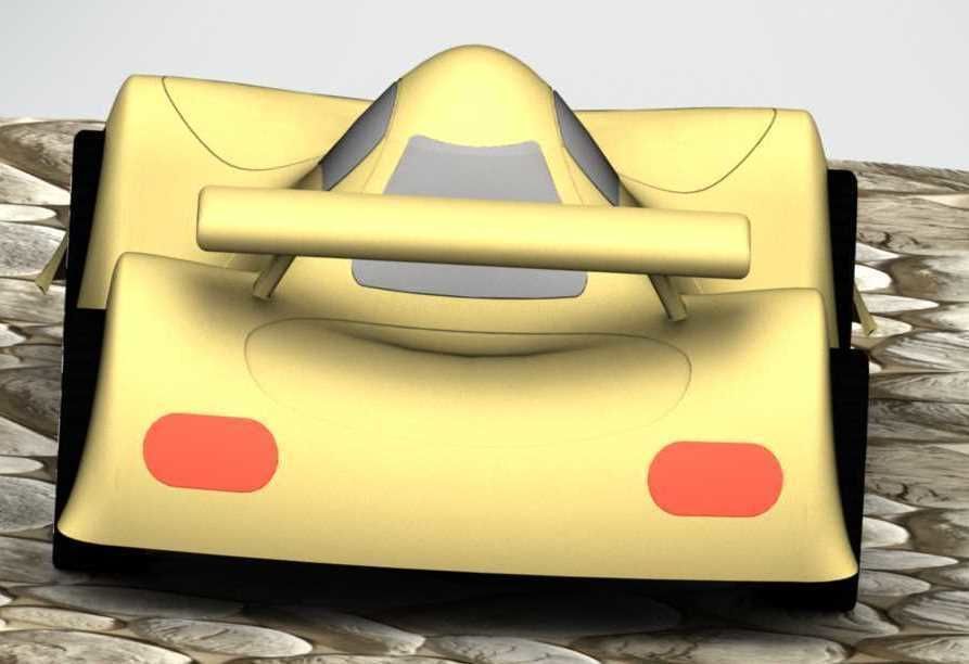 Plastic car for children Layza 3D print model_21