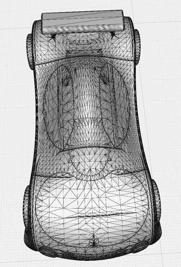 Plastic car for children Layza 3D print model_15