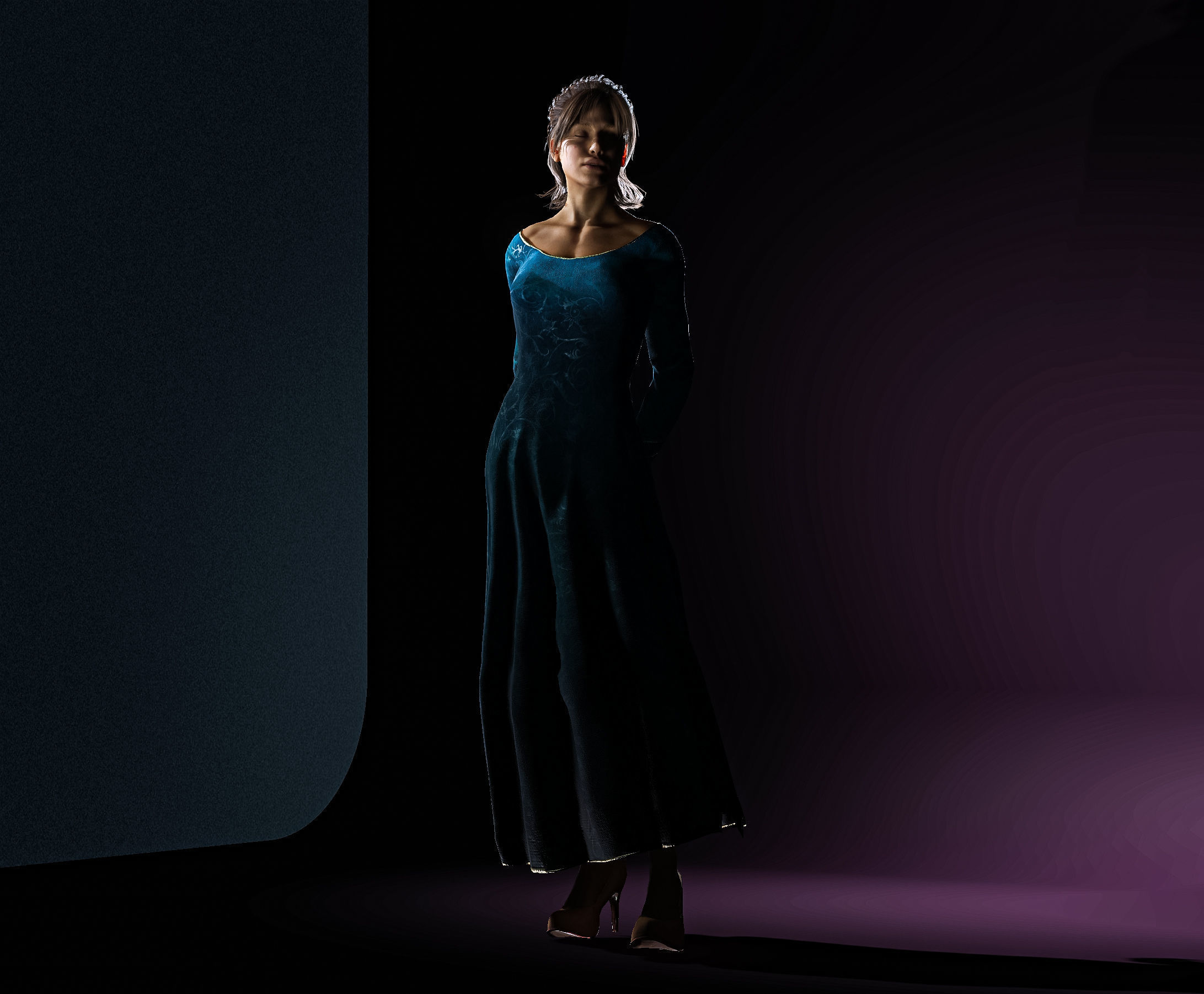 3D model High Quality Realistic Woman Princess VR / AR / low-poly ...