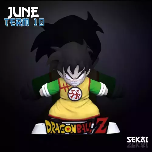 Gohan Kid Sculpture Sekai 3D Models Ready for 3D printing