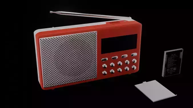 Radio 3D model