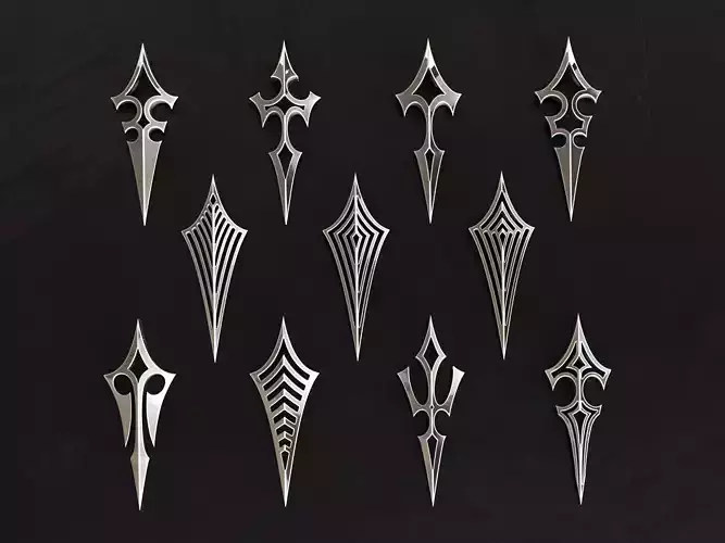 Elven Arrow Pendants Collection 