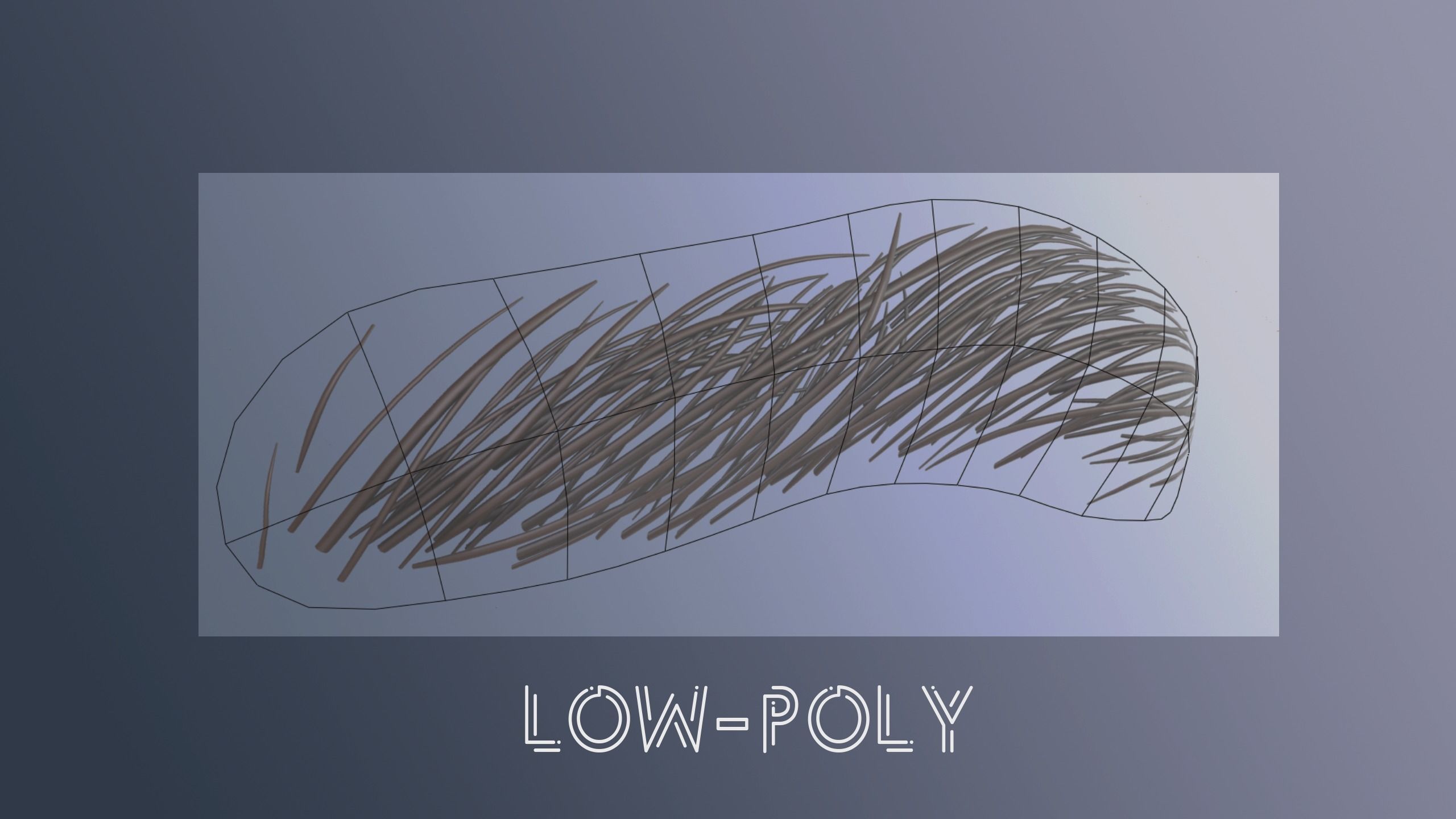 Eyebrow Pack 02 Low-poly 3D model_6