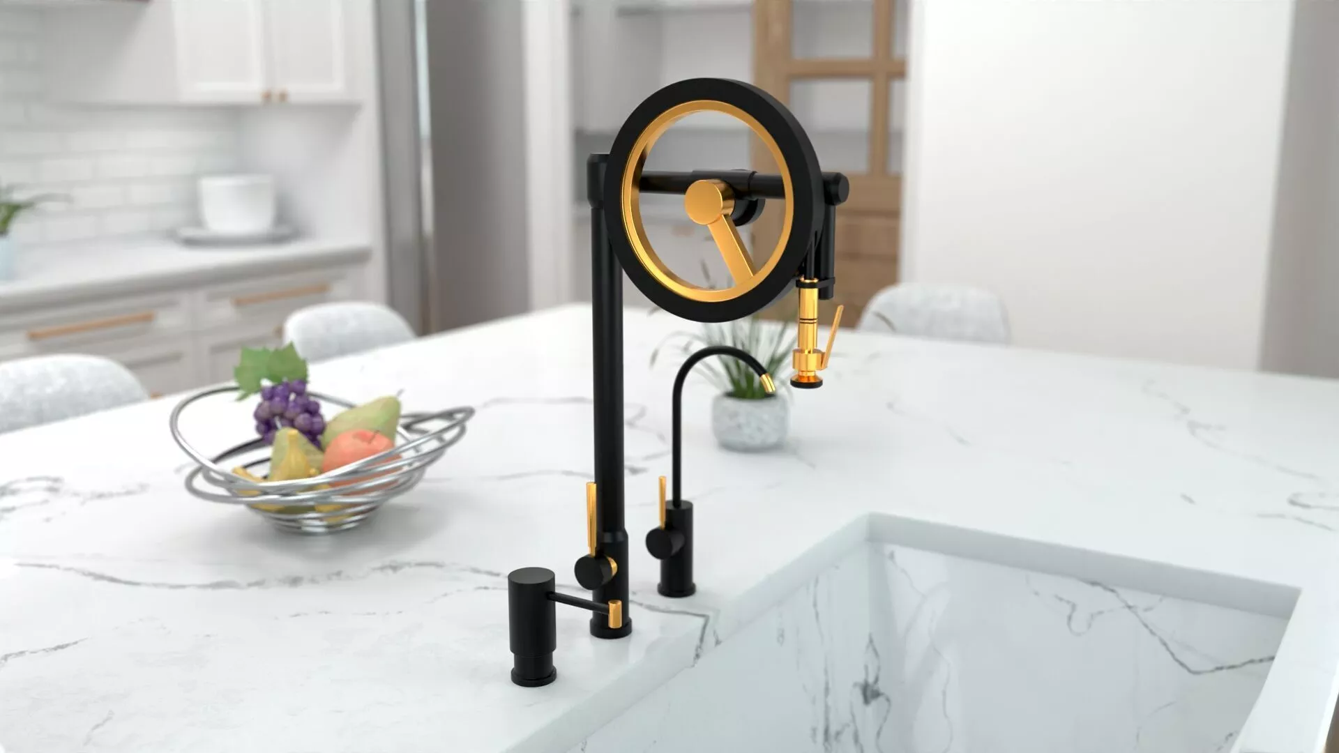 Kitchen Faucet - Arcviz Asset - Game Asset 3D model