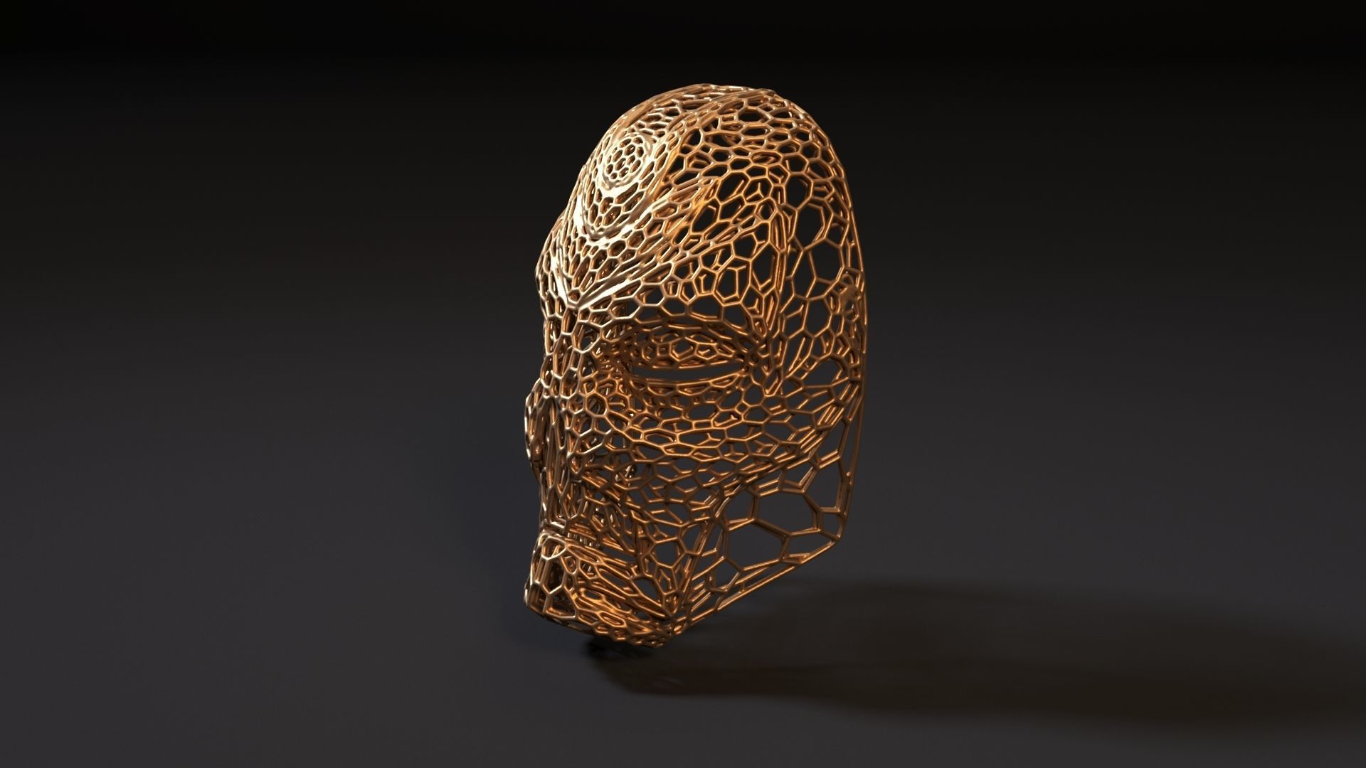 Skyrim Dragon Priest Mask 3D print model_1